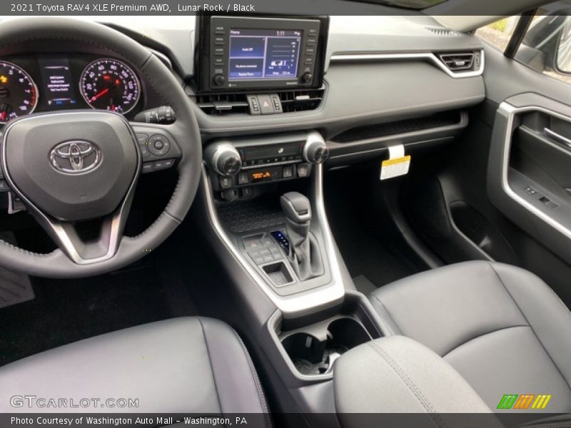 Lunar Rock / Black 2021 Toyota RAV4 XLE Premium AWD