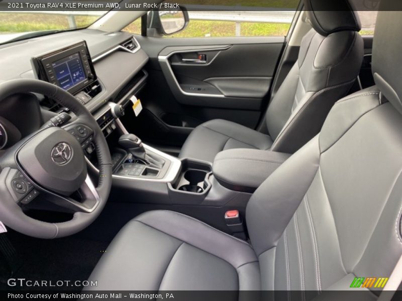 Lunar Rock / Black 2021 Toyota RAV4 XLE Premium AWD