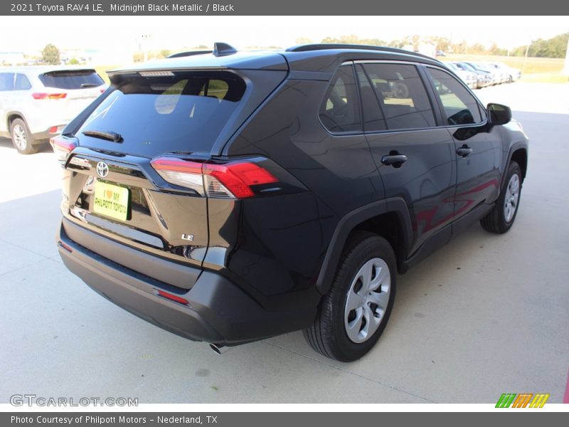 Midnight Black Metallic / Black 2021 Toyota RAV4 LE