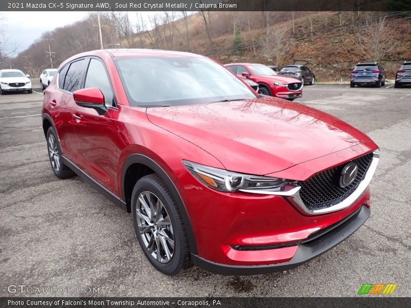 Front 3/4 View of 2021 CX-5 Signature AWD