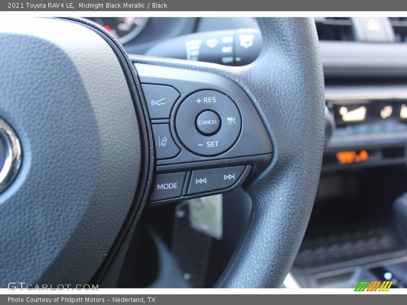 Midnight Black Metallic / Black 2021 Toyota RAV4 LE