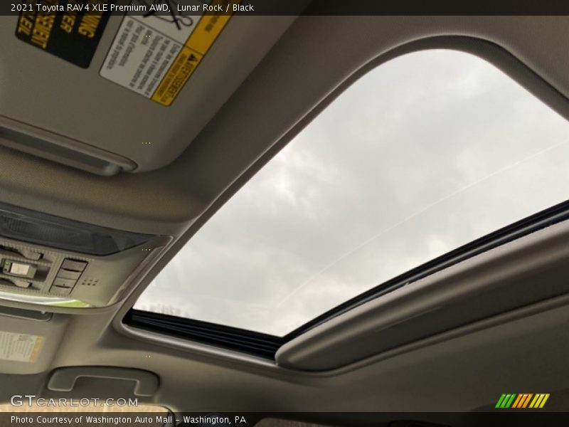 Lunar Rock / Black 2021 Toyota RAV4 XLE Premium AWD