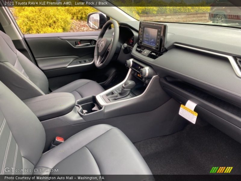Lunar Rock / Black 2021 Toyota RAV4 XLE Premium AWD