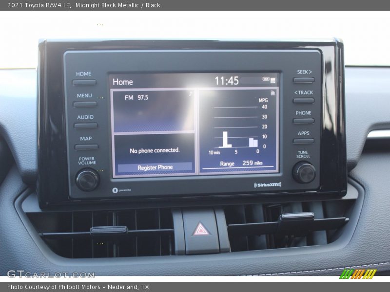 Midnight Black Metallic / Black 2021 Toyota RAV4 LE