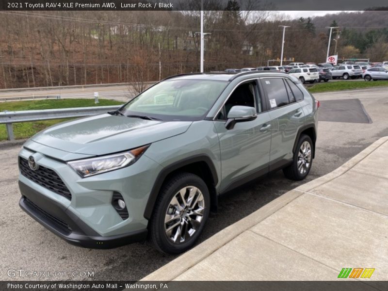 Lunar Rock / Black 2021 Toyota RAV4 XLE Premium AWD