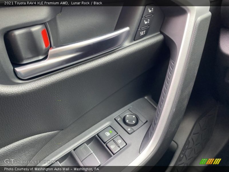 Lunar Rock / Black 2021 Toyota RAV4 XLE Premium AWD