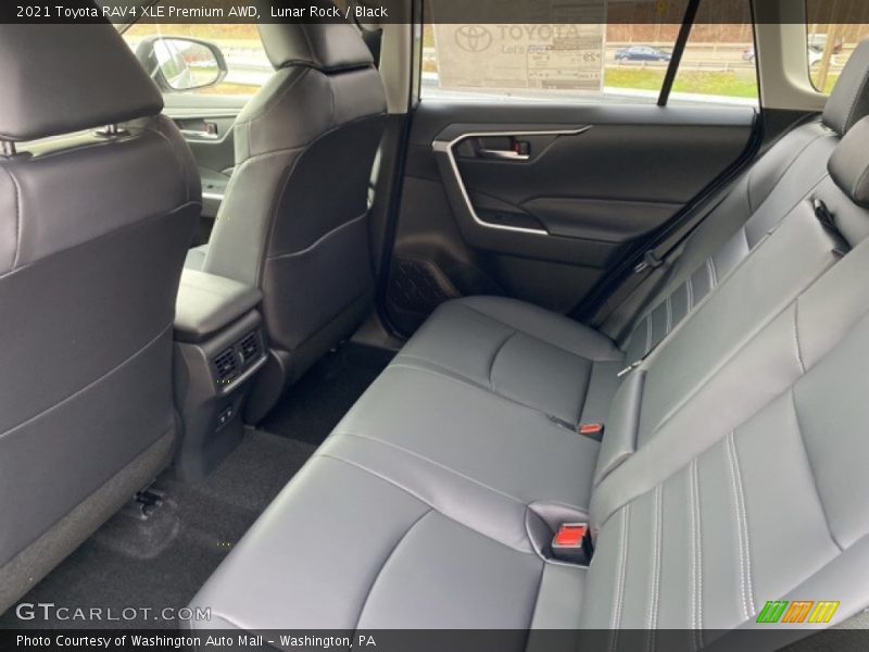 Lunar Rock / Black 2021 Toyota RAV4 XLE Premium AWD
