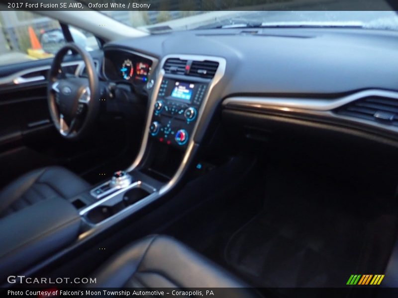 Oxford White / Ebony 2017 Ford Fusion SE AWD
