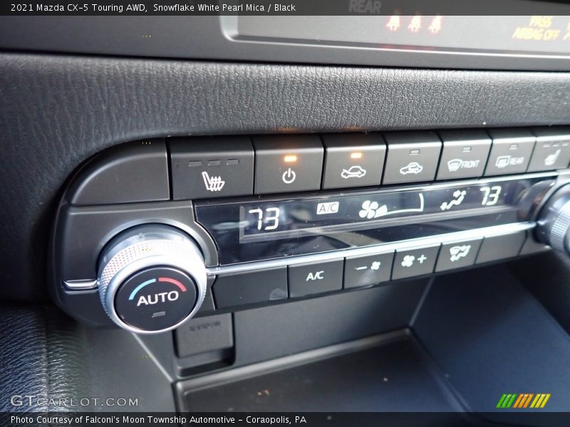 Snowflake White Pearl Mica / Black 2021 Mazda CX-5 Touring AWD