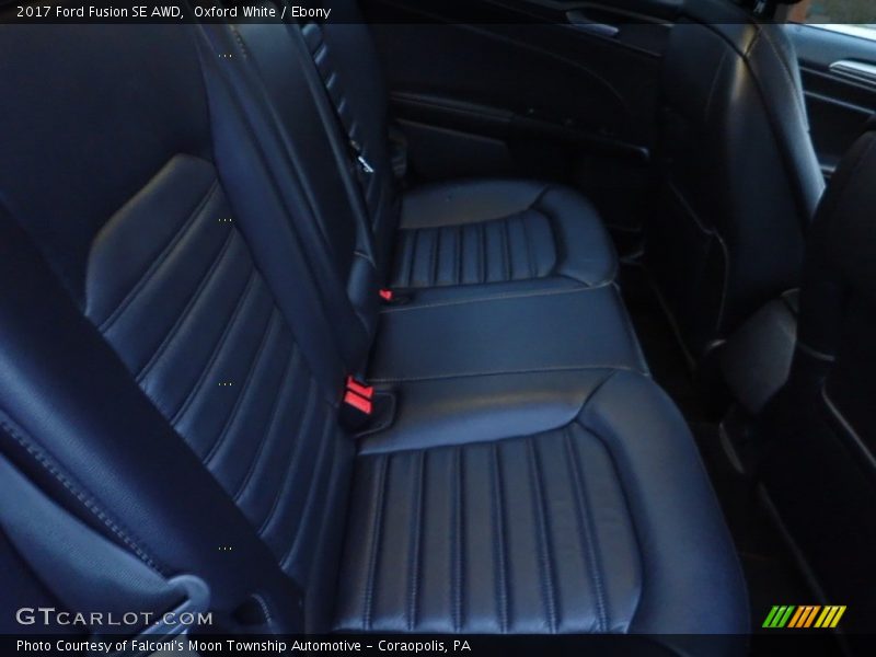 Oxford White / Ebony 2017 Ford Fusion SE AWD