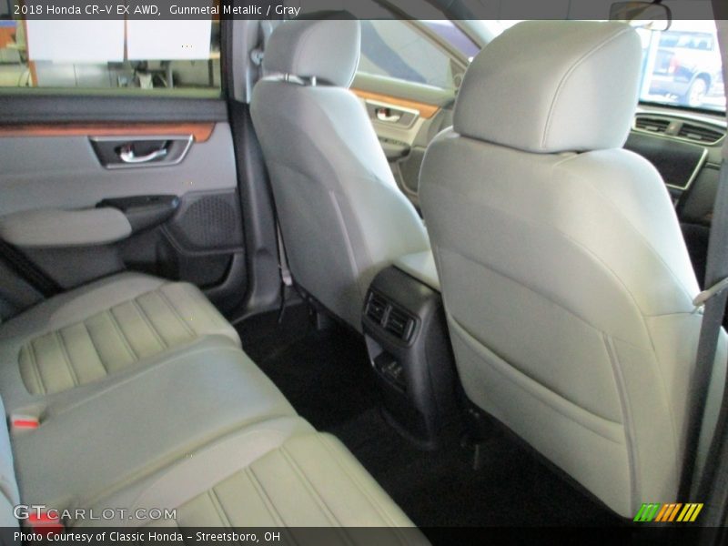 Gunmetal Metallic / Gray 2018 Honda CR-V EX AWD