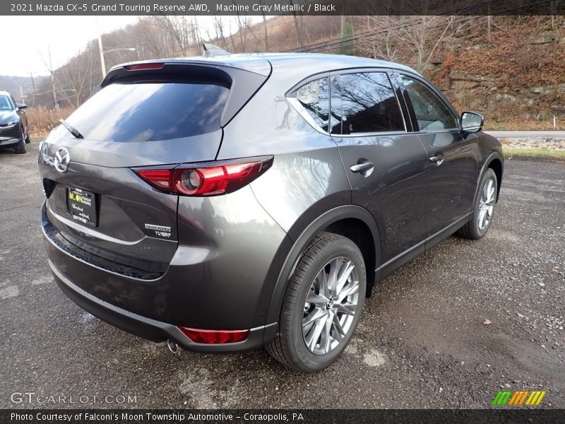 Machine Gray Metallic / Black 2021 Mazda CX-5 Grand Touring Reserve AWD