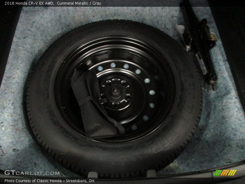 Gunmetal Metallic / Gray 2018 Honda CR-V EX AWD