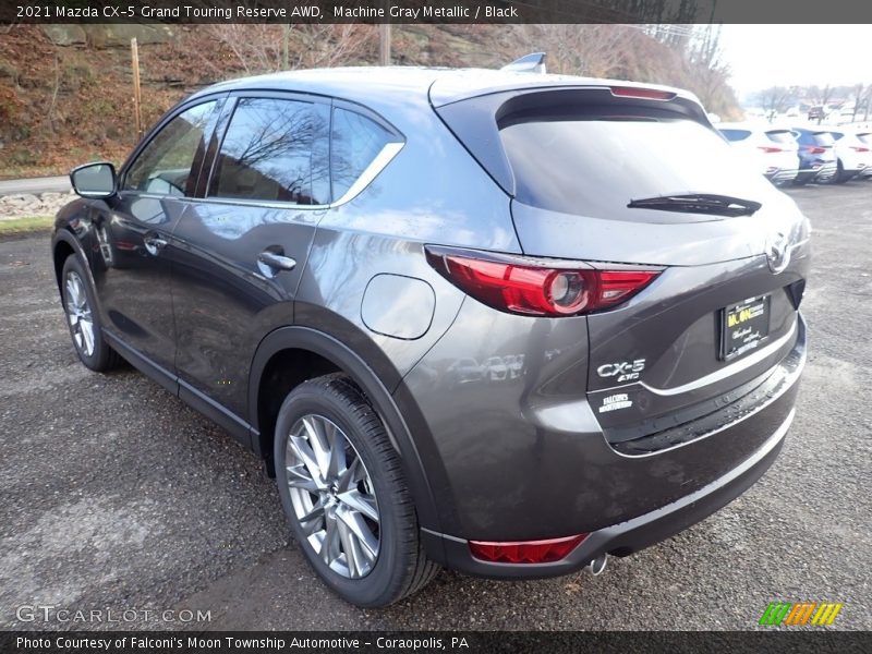 Machine Gray Metallic / Black 2021 Mazda CX-5 Grand Touring Reserve AWD