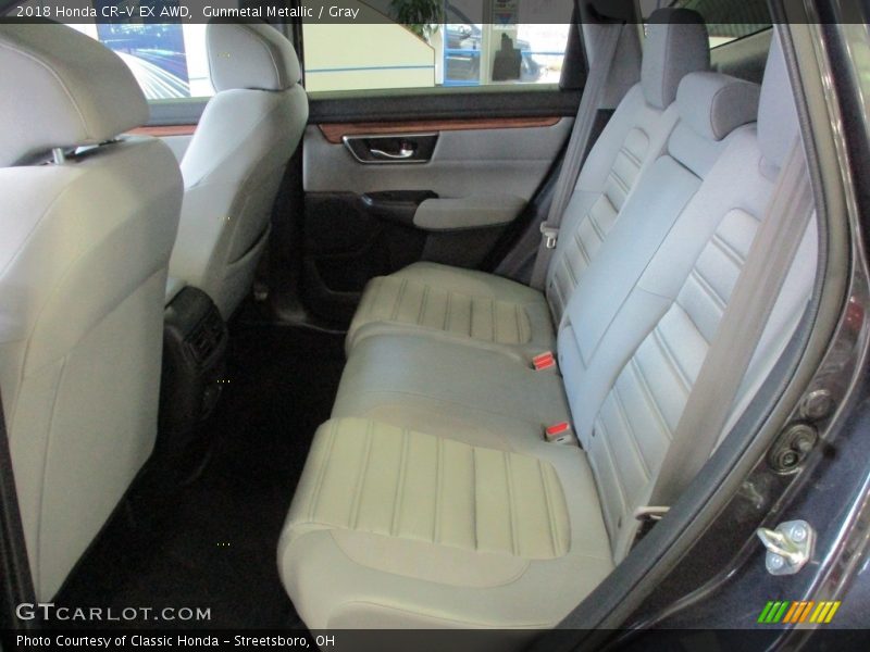 Gunmetal Metallic / Gray 2018 Honda CR-V EX AWD