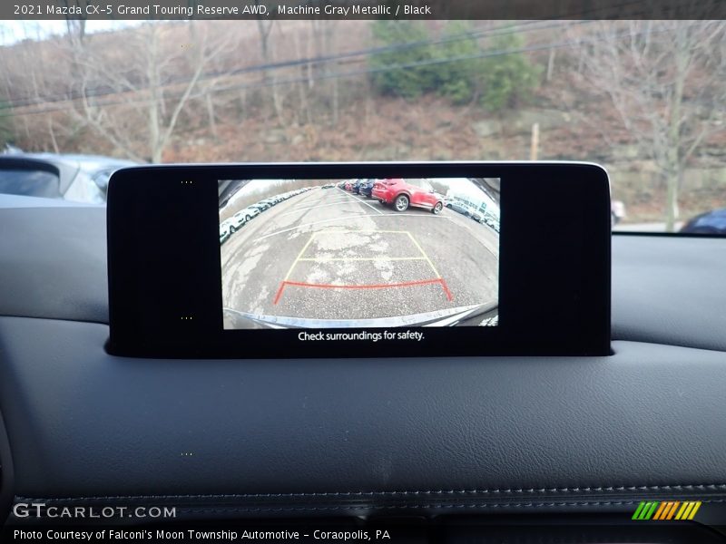 Machine Gray Metallic / Black 2021 Mazda CX-5 Grand Touring Reserve AWD