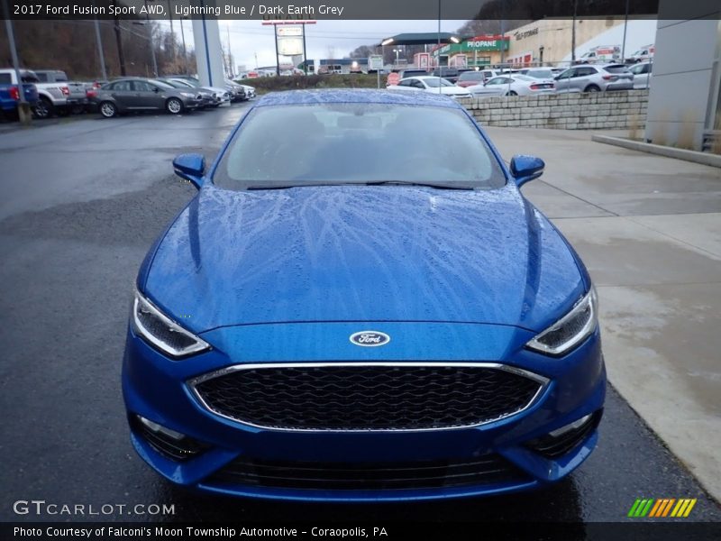 Lightning Blue / Dark Earth Grey 2017 Ford Fusion Sport AWD
