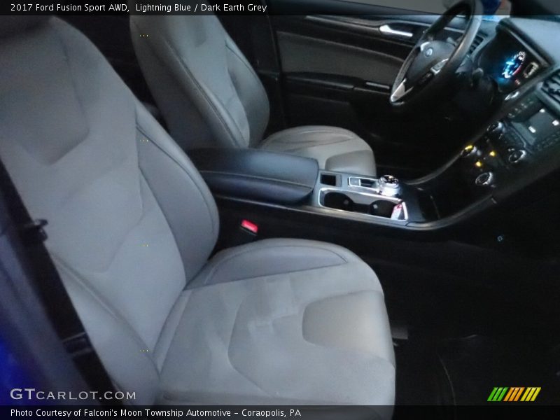 Lightning Blue / Dark Earth Grey 2017 Ford Fusion Sport AWD