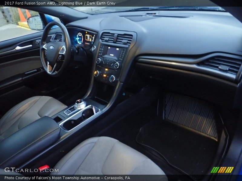 Lightning Blue / Dark Earth Grey 2017 Ford Fusion Sport AWD