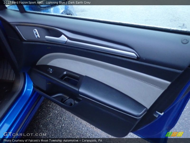 Lightning Blue / Dark Earth Grey 2017 Ford Fusion Sport AWD