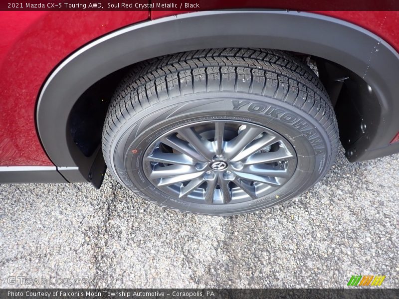 Soul Red Crystal Metallic / Black 2021 Mazda CX-5 Touring AWD