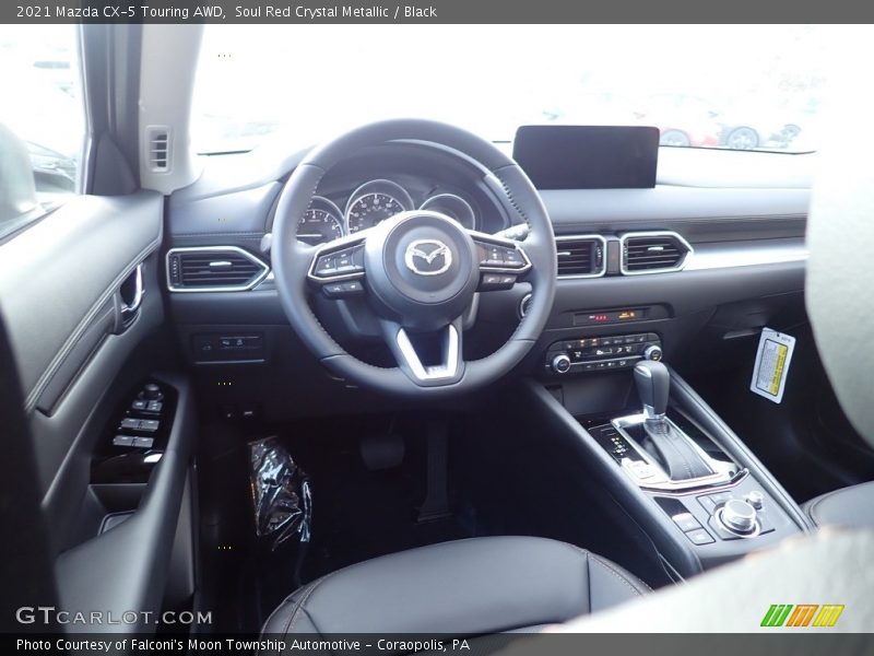 Soul Red Crystal Metallic / Black 2021 Mazda CX-5 Touring AWD