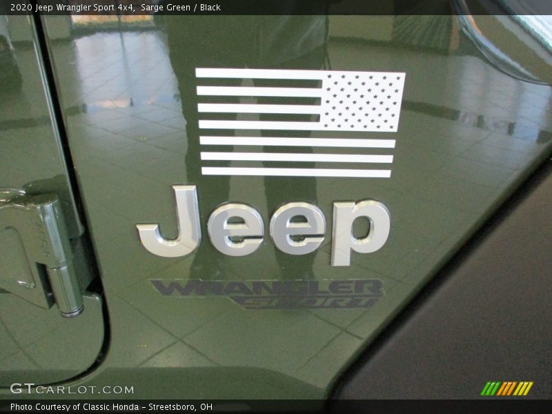 Sarge Green / Black 2020 Jeep Wrangler Sport 4x4