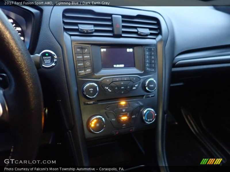 Lightning Blue / Dark Earth Grey 2017 Ford Fusion Sport AWD