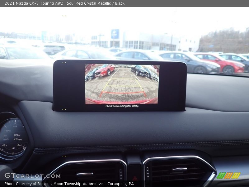 Soul Red Crystal Metallic / Black 2021 Mazda CX-5 Touring AWD