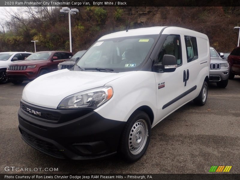 Bright White / Black 2020 Ram ProMaster City Tradesman Cargo Van