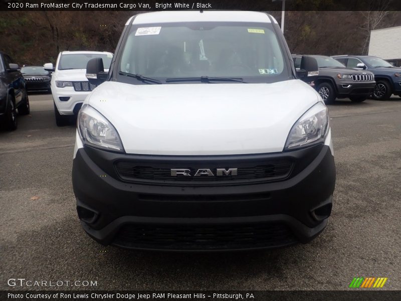 Bright White / Black 2020 Ram ProMaster City Tradesman Cargo Van