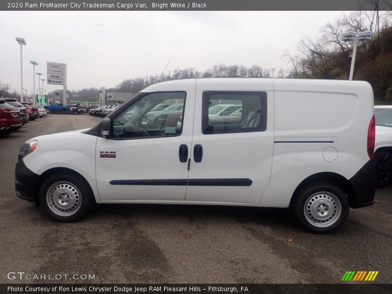 Bright White / Black 2020 Ram ProMaster City Tradesman Cargo Van