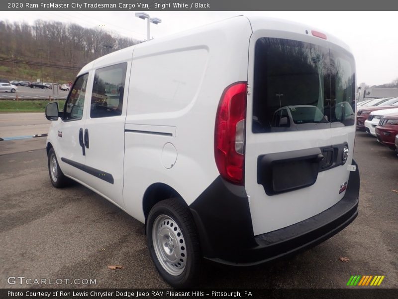 Bright White / Black 2020 Ram ProMaster City Tradesman Cargo Van