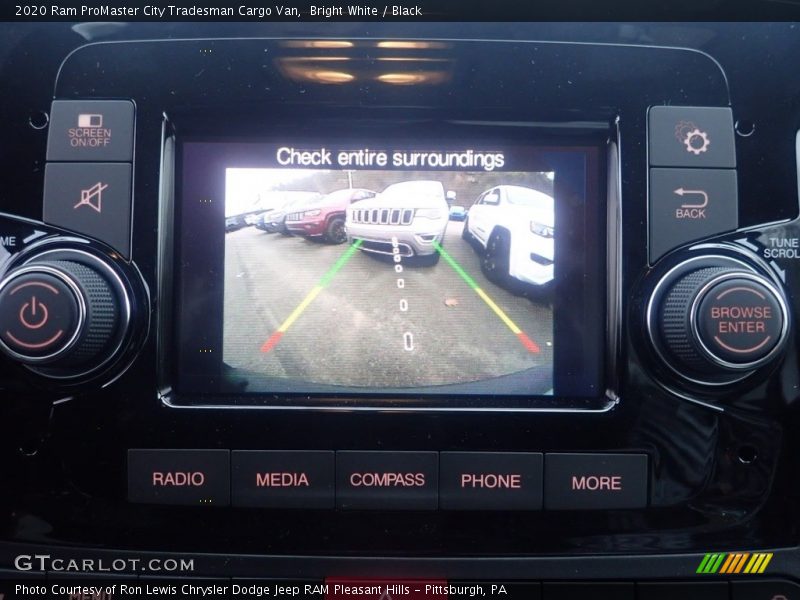Bright White / Black 2020 Ram ProMaster City Tradesman Cargo Van