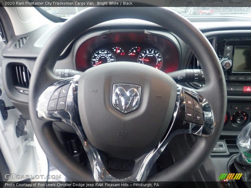 Bright White / Black 2020 Ram ProMaster City Tradesman Cargo Van