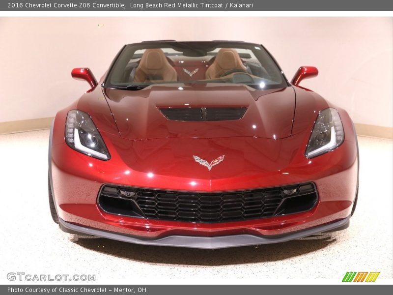 Long Beach Red Metallic Tintcoat / Kalahari 2016 Chevrolet Corvette Z06 Convertible