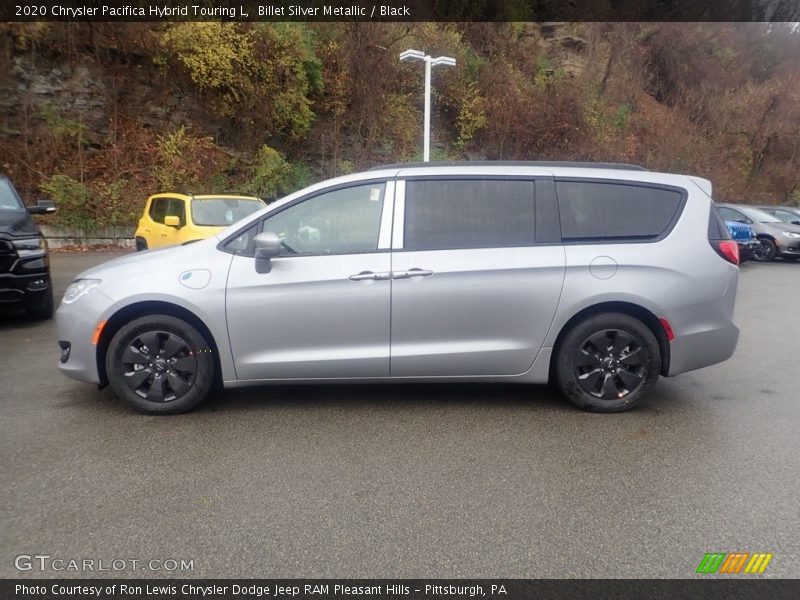 Billet Silver Metallic / Black 2020 Chrysler Pacifica Hybrid Touring L