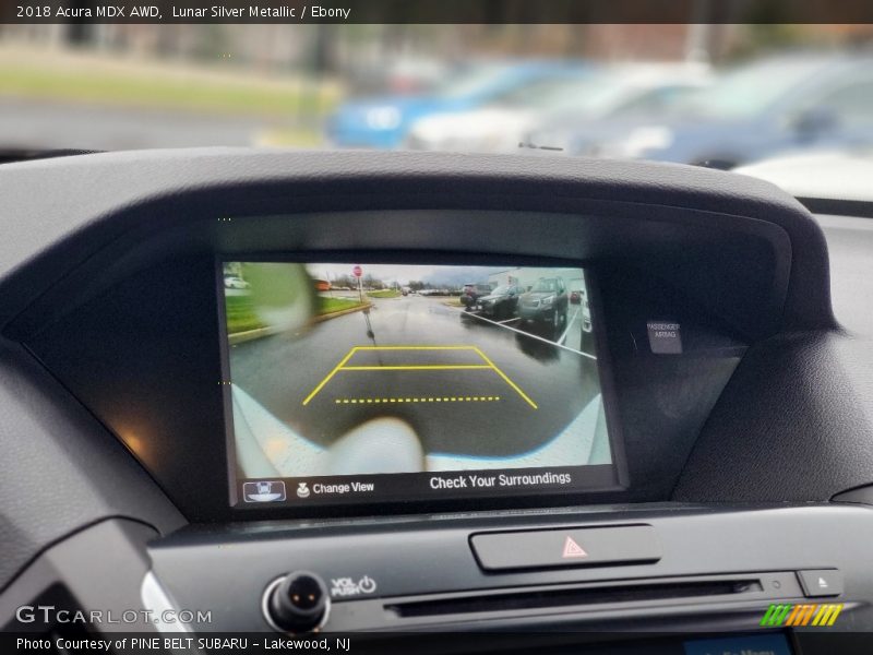 Lunar Silver Metallic / Ebony 2018 Acura MDX AWD