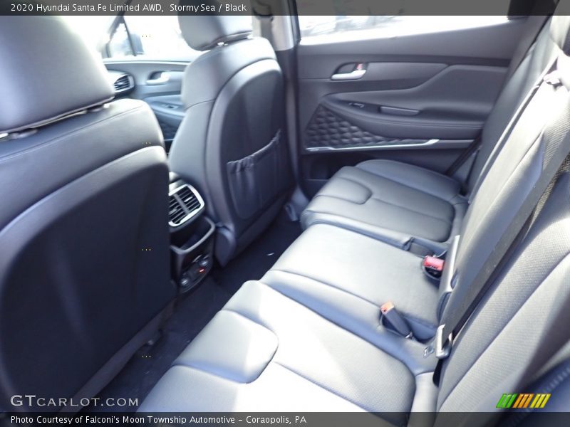 Stormy Sea / Black 2020 Hyundai Santa Fe Limited AWD