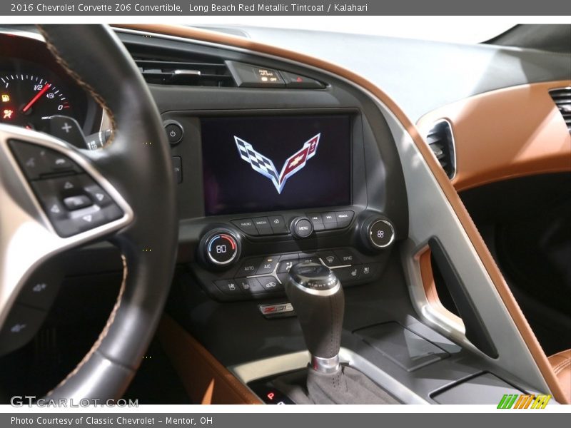 Controls of 2016 Corvette Z06 Convertible