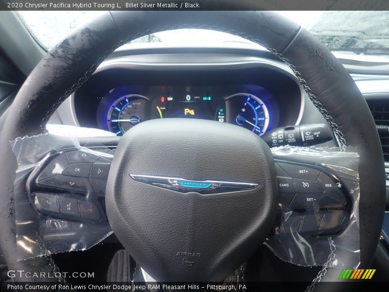 Billet Silver Metallic / Black 2020 Chrysler Pacifica Hybrid Touring L