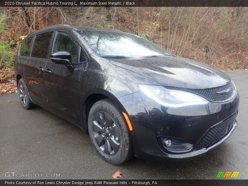 Maximum Steel Metallic / Black 2020 Chrysler Pacifica Hybrid Touring L