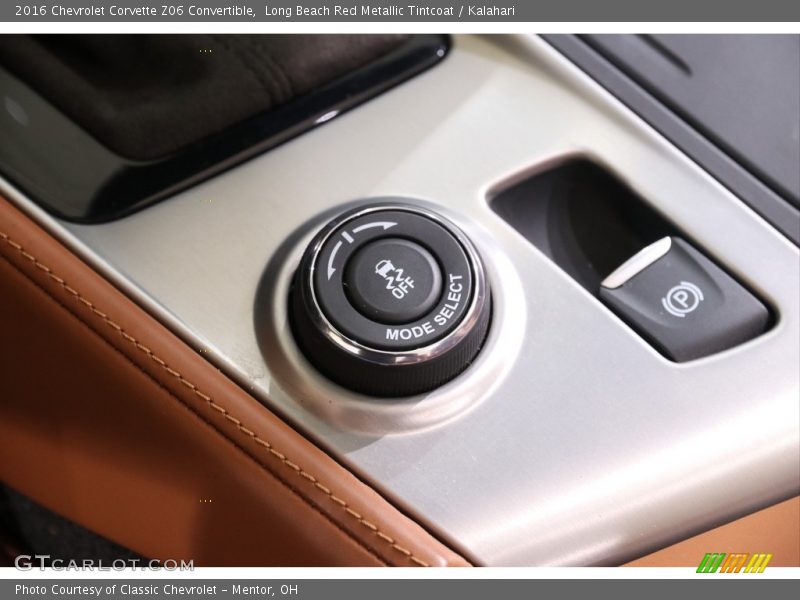 Controls of 2016 Corvette Z06 Convertible