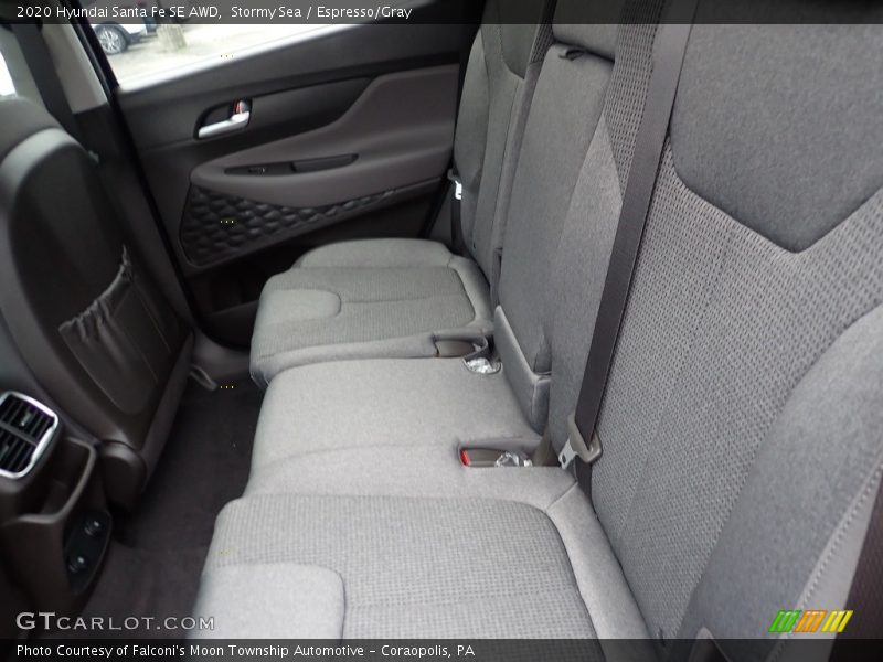 Stormy Sea / Espresso/Gray 2020 Hyundai Santa Fe SE AWD