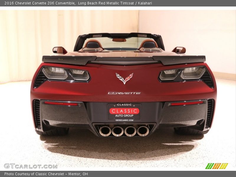 Long Beach Red Metallic Tintcoat / Kalahari 2016 Chevrolet Corvette Z06 Convertible