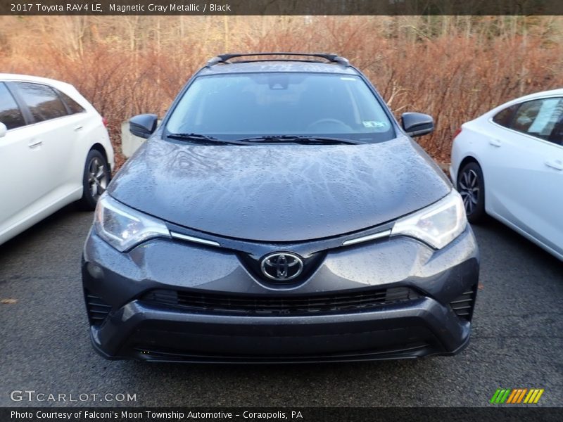 Magnetic Gray Metallic / Black 2017 Toyota RAV4 LE