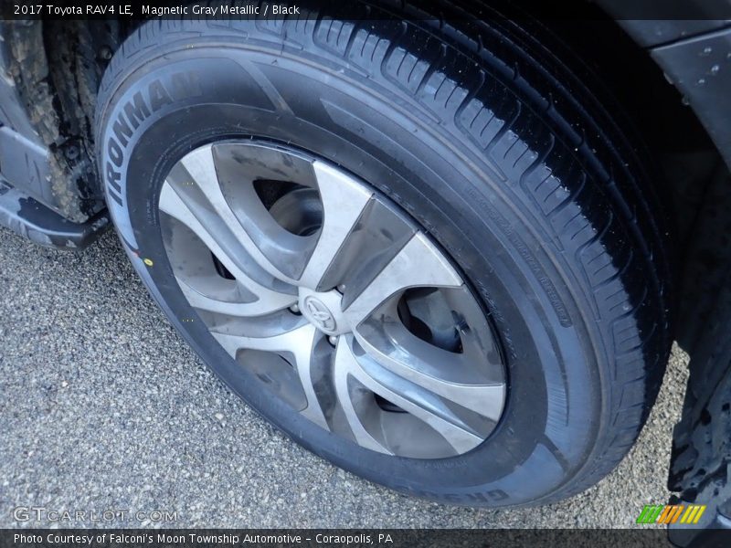 Magnetic Gray Metallic / Black 2017 Toyota RAV4 LE