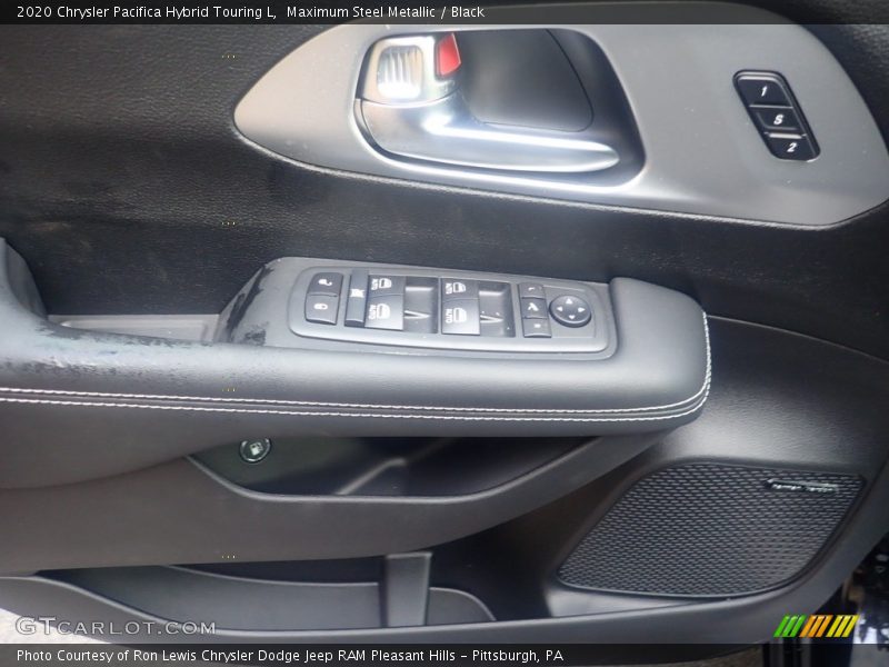 Maximum Steel Metallic / Black 2020 Chrysler Pacifica Hybrid Touring L