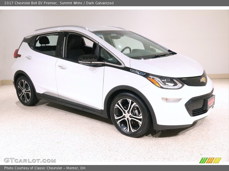 Summit White / Dark Galvanized 2017 Chevrolet Bolt EV Premier