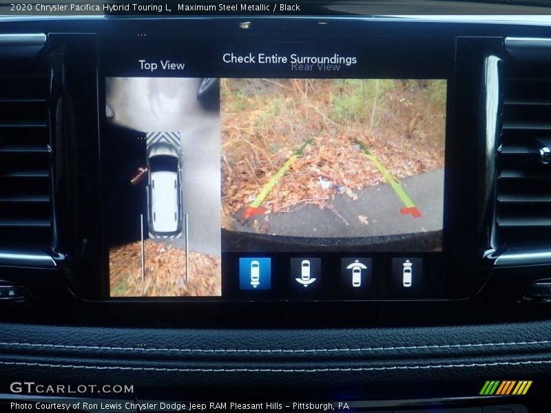 Maximum Steel Metallic / Black 2020 Chrysler Pacifica Hybrid Touring L